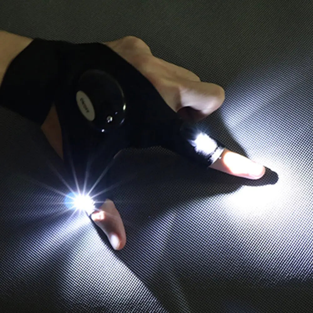 Night Light Waterproof Fishing Gloves