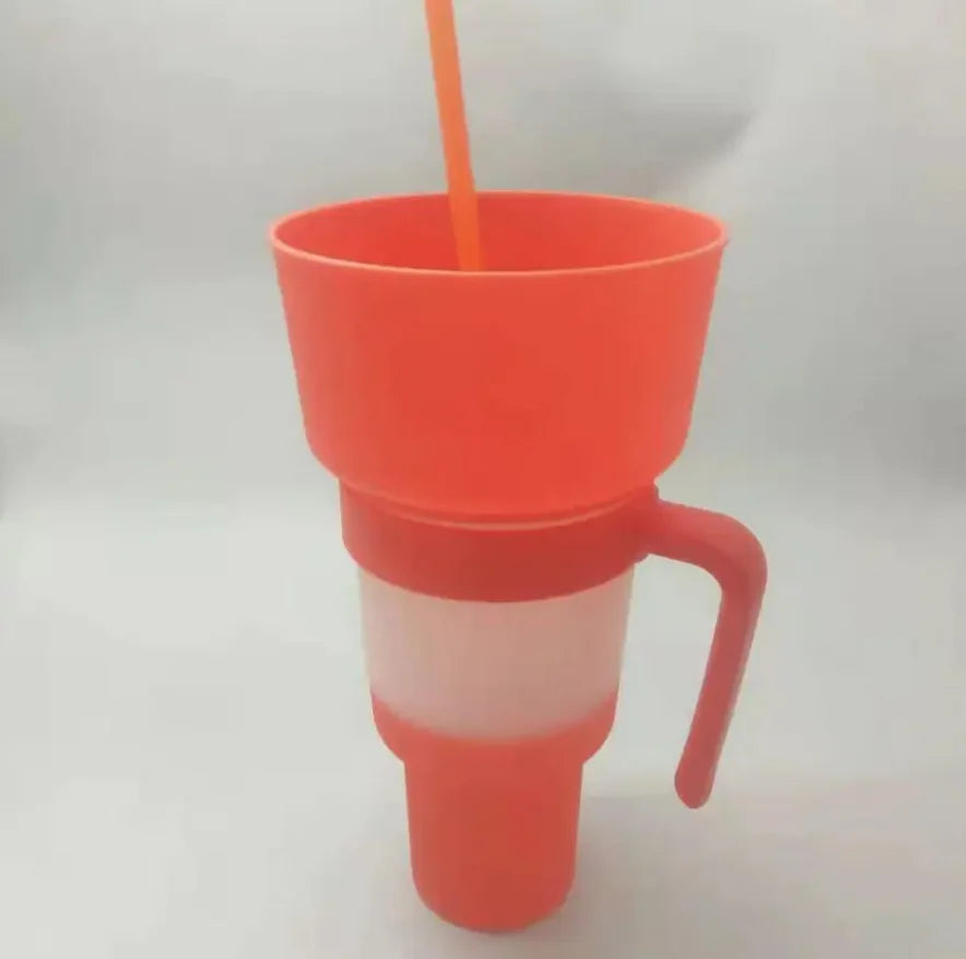 Snack Cup with Straw