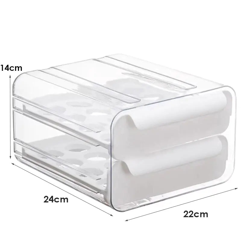 EggNest DuoDrawer Clear Organizer